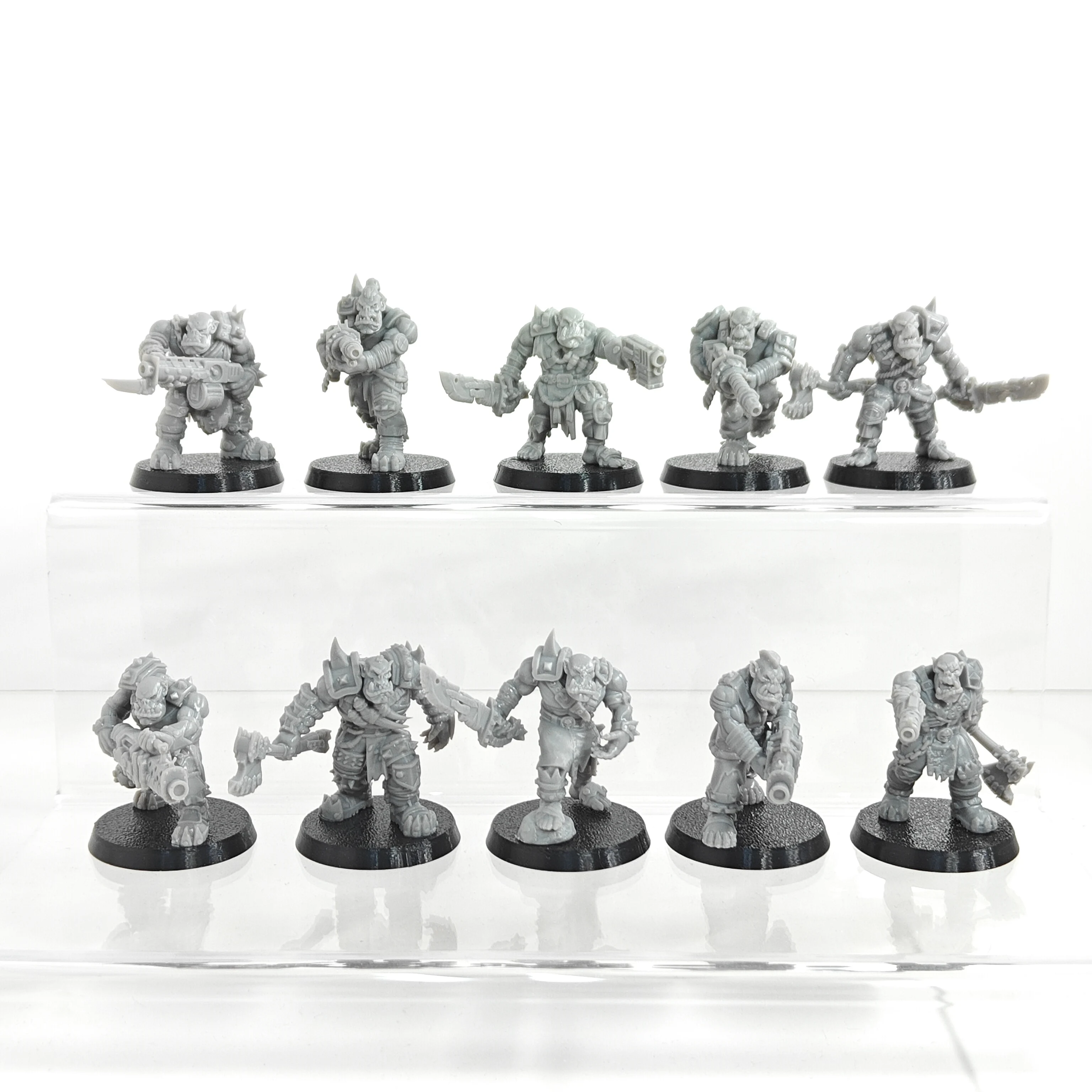 Miniatures non peintes (10 figurines bigset) kits en résine Kits de Garage figurines miniatures de Table KT133