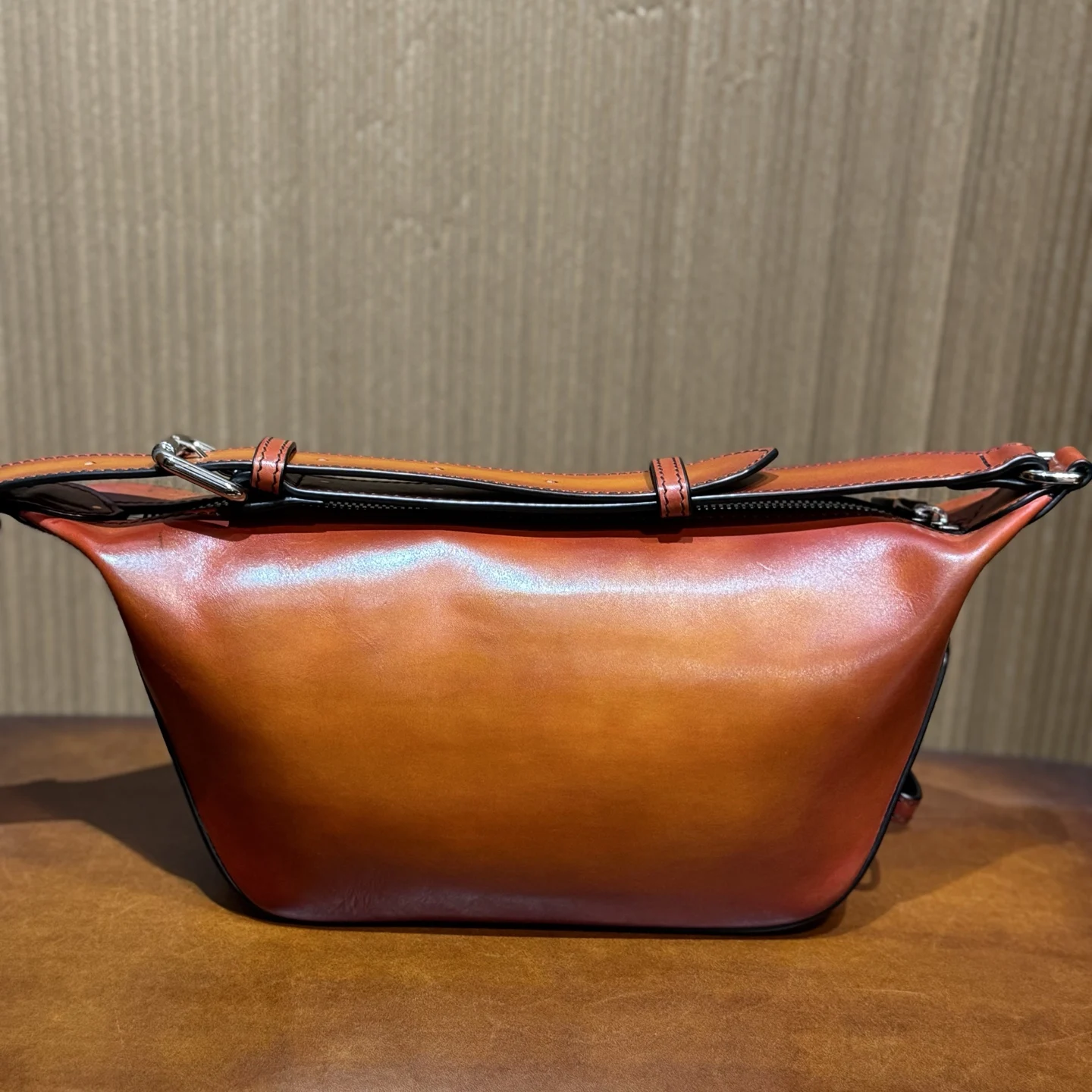 DIMY 2025 New Arrival Handcrafted Leather Crossbody Bag, Tanned Leather Commuter Style Postal Bag, Vintage Top Grain Leather Men