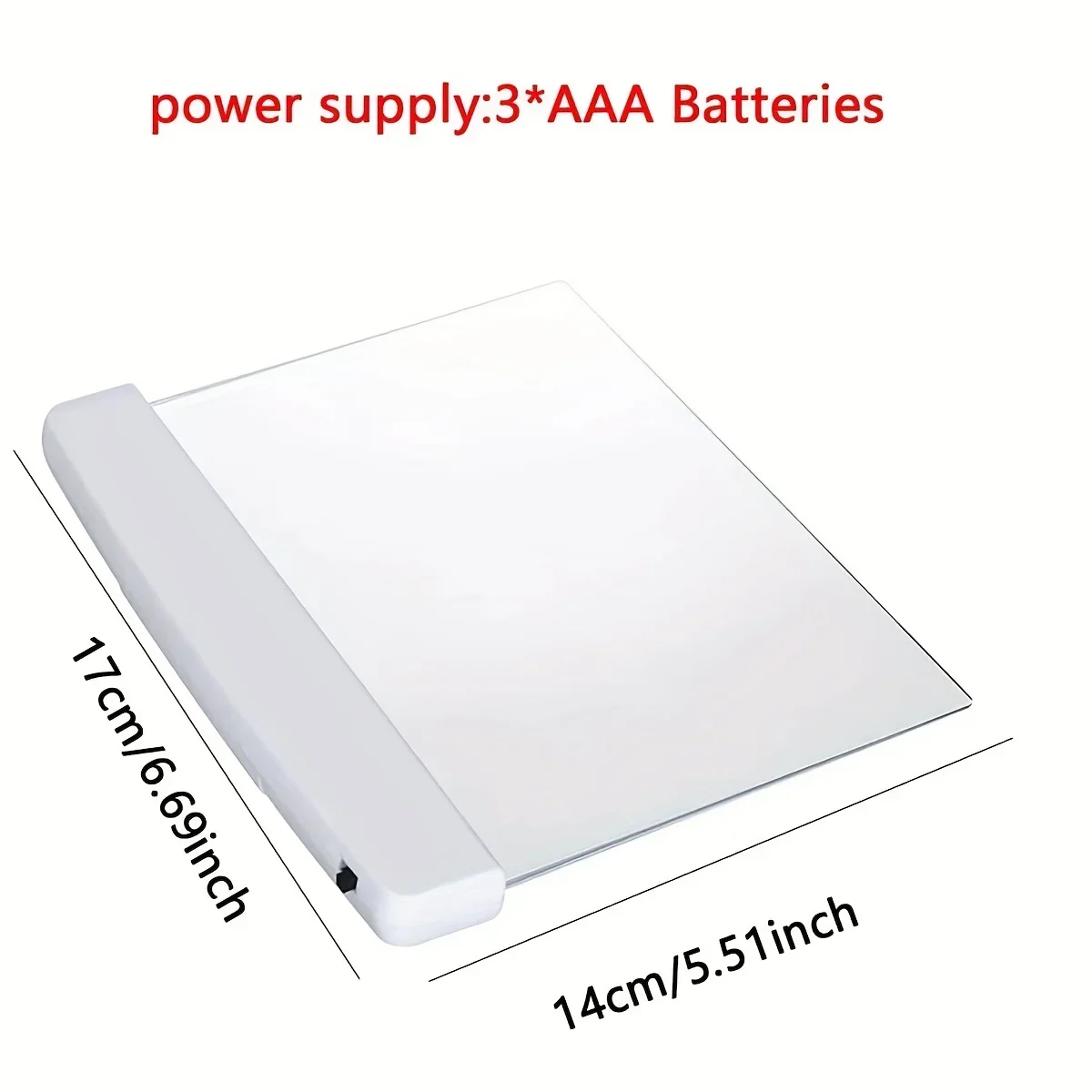 1 قطعة LED لوحة مسطحة ضوء القراءة للرؤية الليلية ، حماية العين القراءة ضوء الطالب ليلة القراءة الخفيفة #6