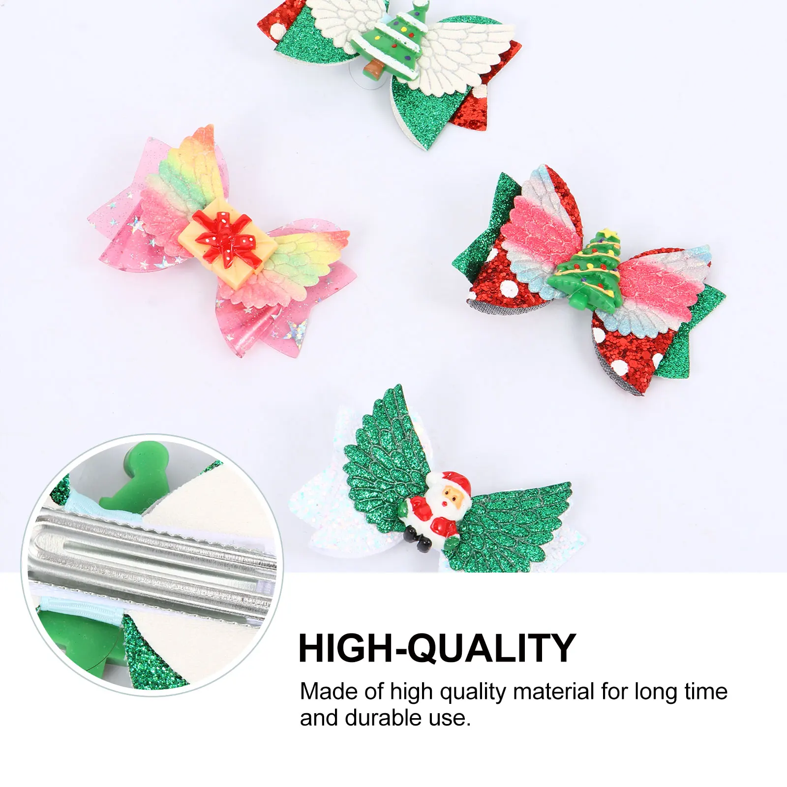 

Christmas Headdress Hairpin Accessories Bow Wing Hairpins Barrettes Clip Decoration Christmas Hair Clips Girls Hairpins
