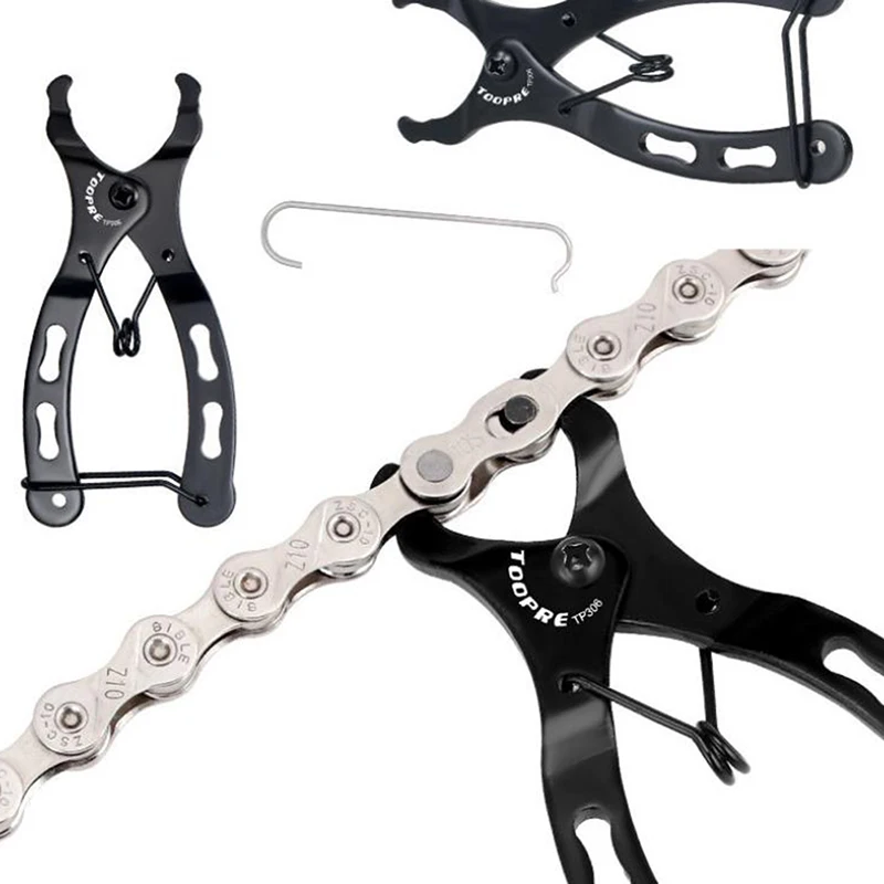 1pcs Bike Bicycle Chain Quick Link Open Close Tool Master Link Pliers Bike Chain Magic Button Clamp Removal Tools 9.2CM