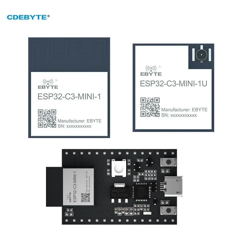 ESP32 Dual Core Mcu 2,4G ESP32-C3 WIFI WROOM WROVER CDEBYTE  20dbm Fern 400m IPEX Antenne For Smart Home