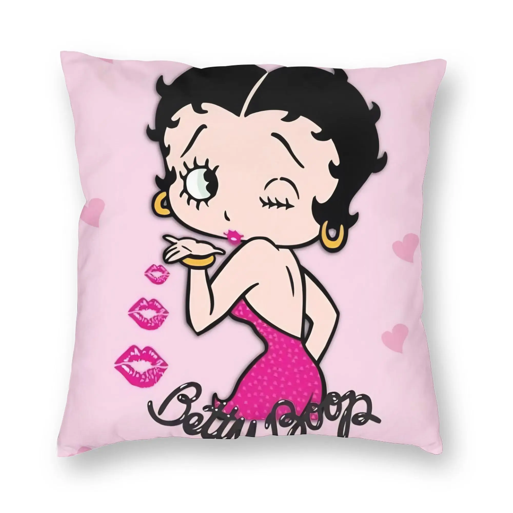 Anime B-Betty BoopS Pillowcase Double-sided Printing Polyester Cushion Cover Decor  Pillow Case Cover Chair Square 18''