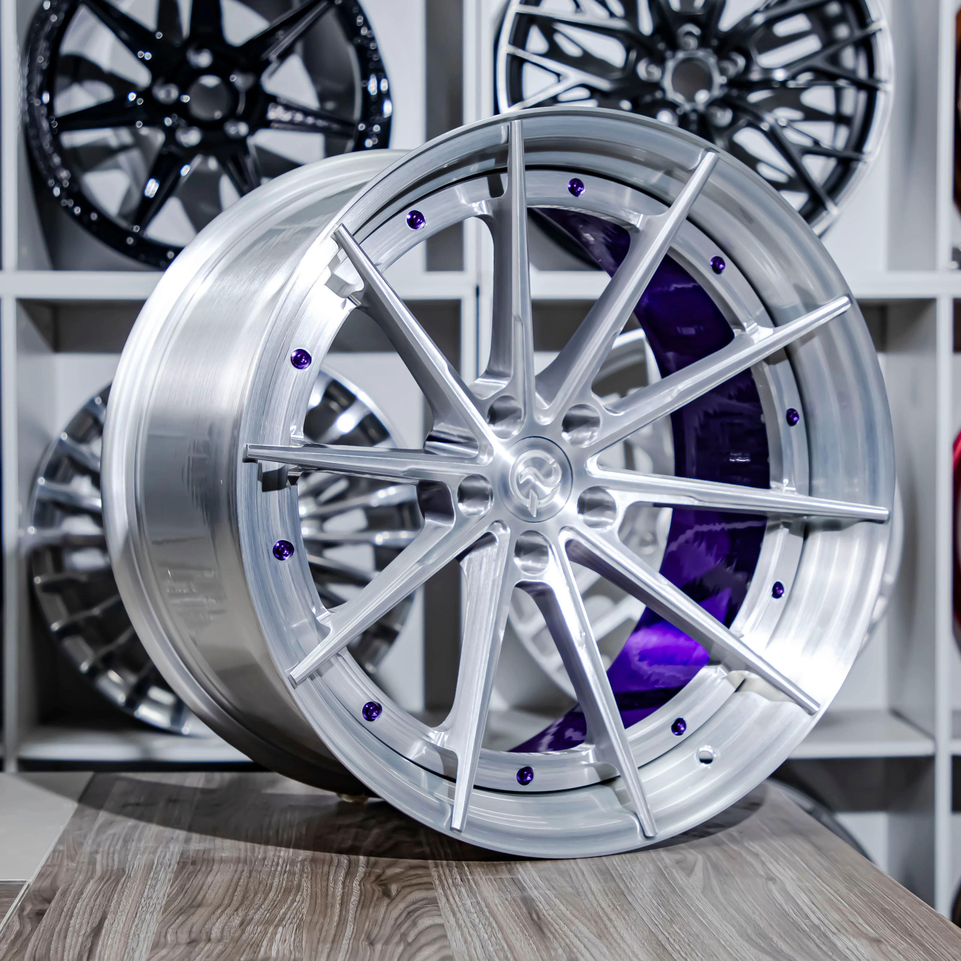 

PQ Forged 18 Inch to 24 Inch Two-pieces Alloy Rims Brushed Clear Passenger Car Forged Wheels for BMW G80 M3