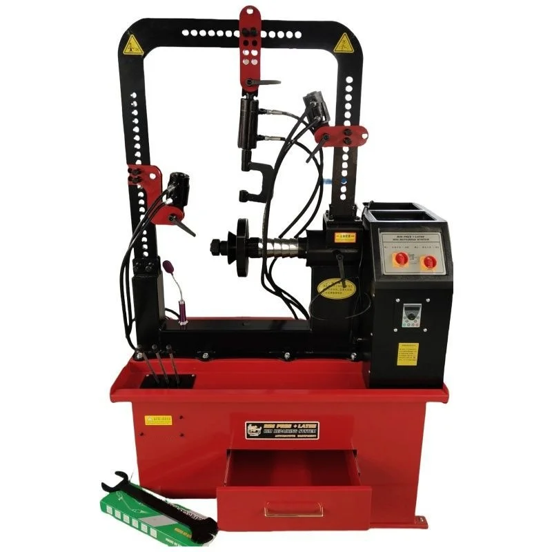 Bestselling New Design Motor Steel Rim Repair Straightening Machine Auto Wheel Rim Roller Straightener