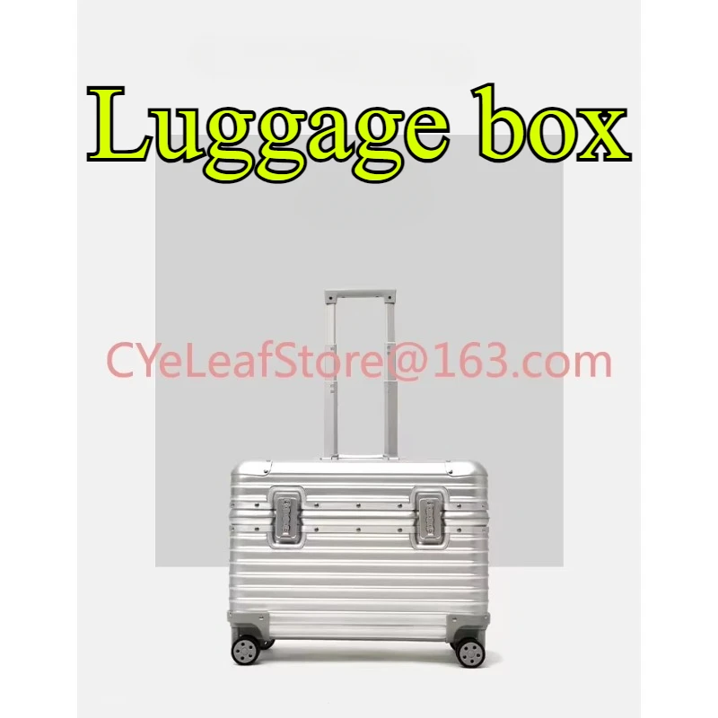 Travel Bags Business Carry On Aluminium Pilot Case Luggage Suitcases Trolley Pilot Case