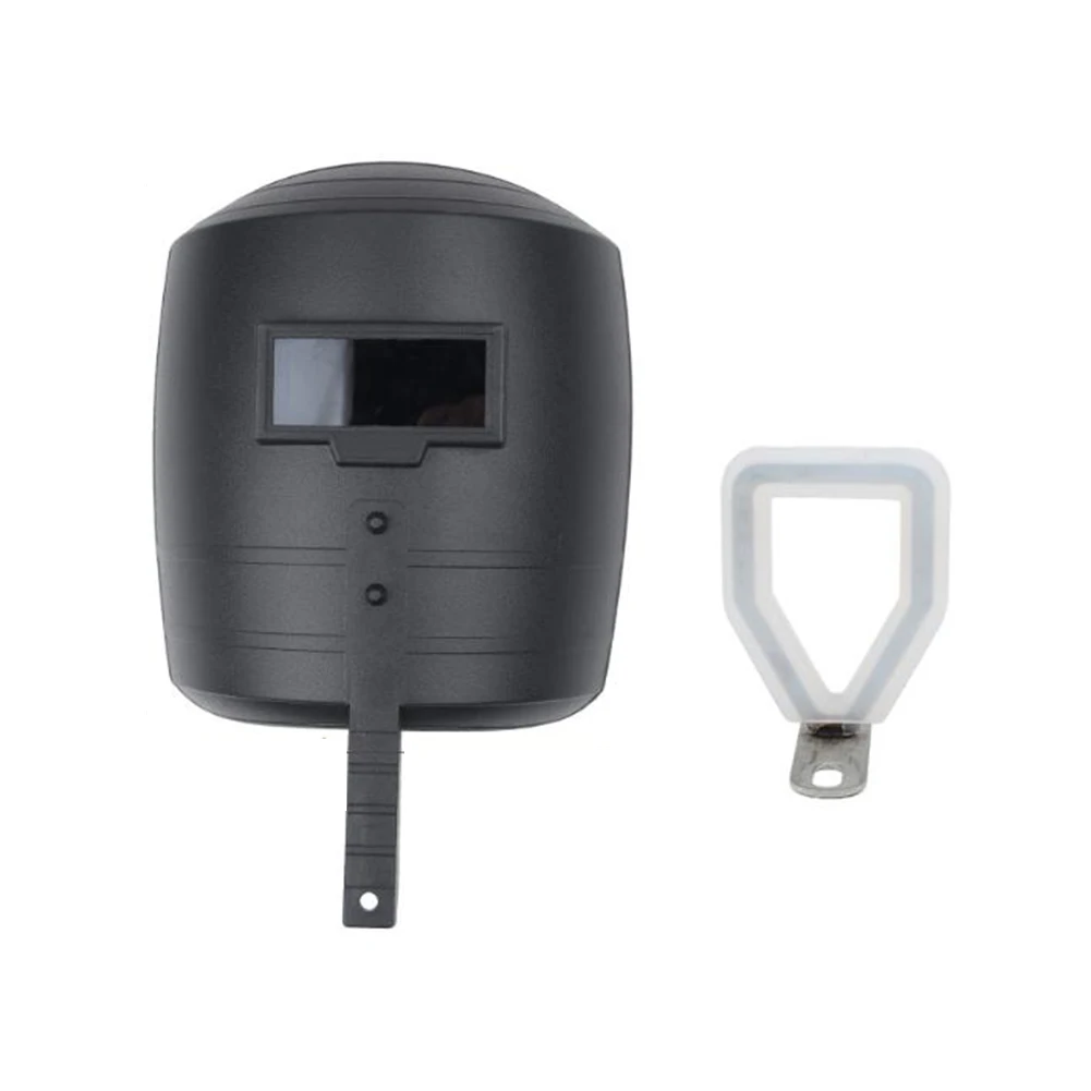 Welding Protective Shield Helmet hold not required Upgraded hole spacing Adjustable fit for various face shapes ABS Metal