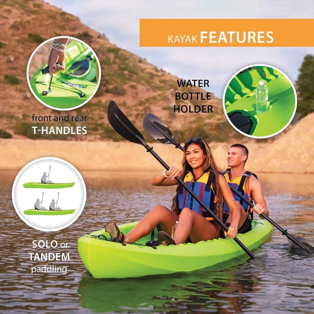 

10'6” Racing Boats and Kayaking Kokanee Sit-On-Top Kayak Sports Fishing Kayak Accessories Lime Boat Inflatable Kayaks Cayak &