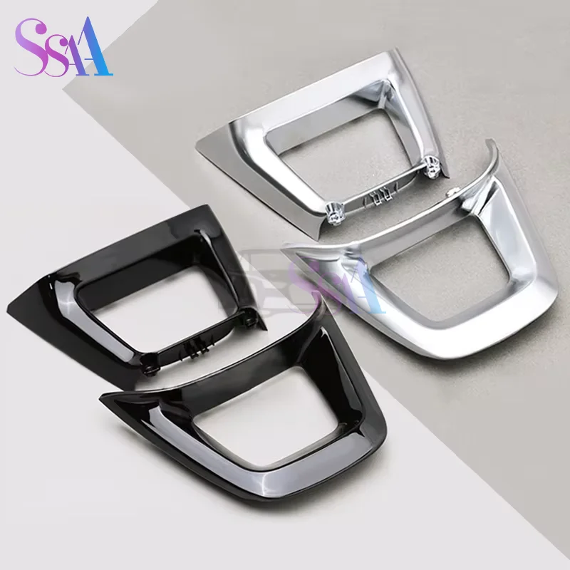 

[Upgrade] Suitable for Audi Q5L/Q7/Q8 2018-2023 steering wheel logo frame OEM silver or black custom decoration