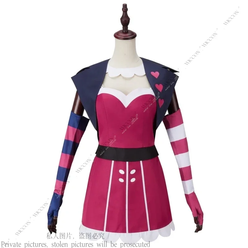 Velvette Hazbin Anime Cos Hotel Demon Lord traje de baño Bikini Cosplay disfraz pantalones falda traje diario juego de rol fiesta de Halloween