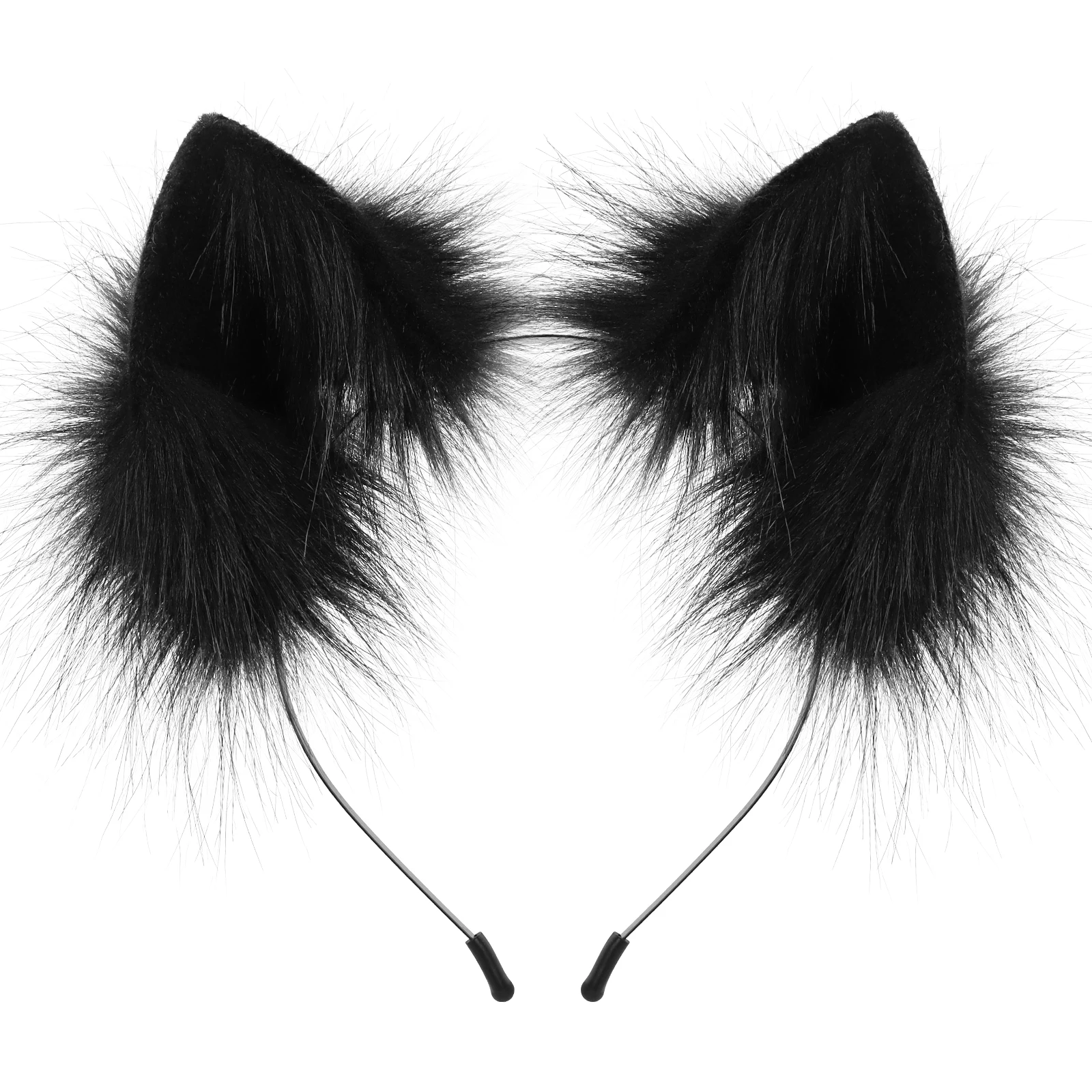 Handgefertigtes Stirnband aus Kunstfell mit Tierohren, pelzige Katze, Fuchsohren, Haarband, Kopfbedeckung, Kostümzubehör für Cosplay, Maskerade