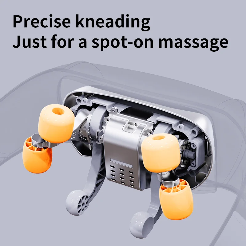 Shiatsu Back Shoulder and Neck Massager with Heat Cordless Deep Tissue 6D Kneading Massage Pillow Massage Shawl for Muscle Relax image 4