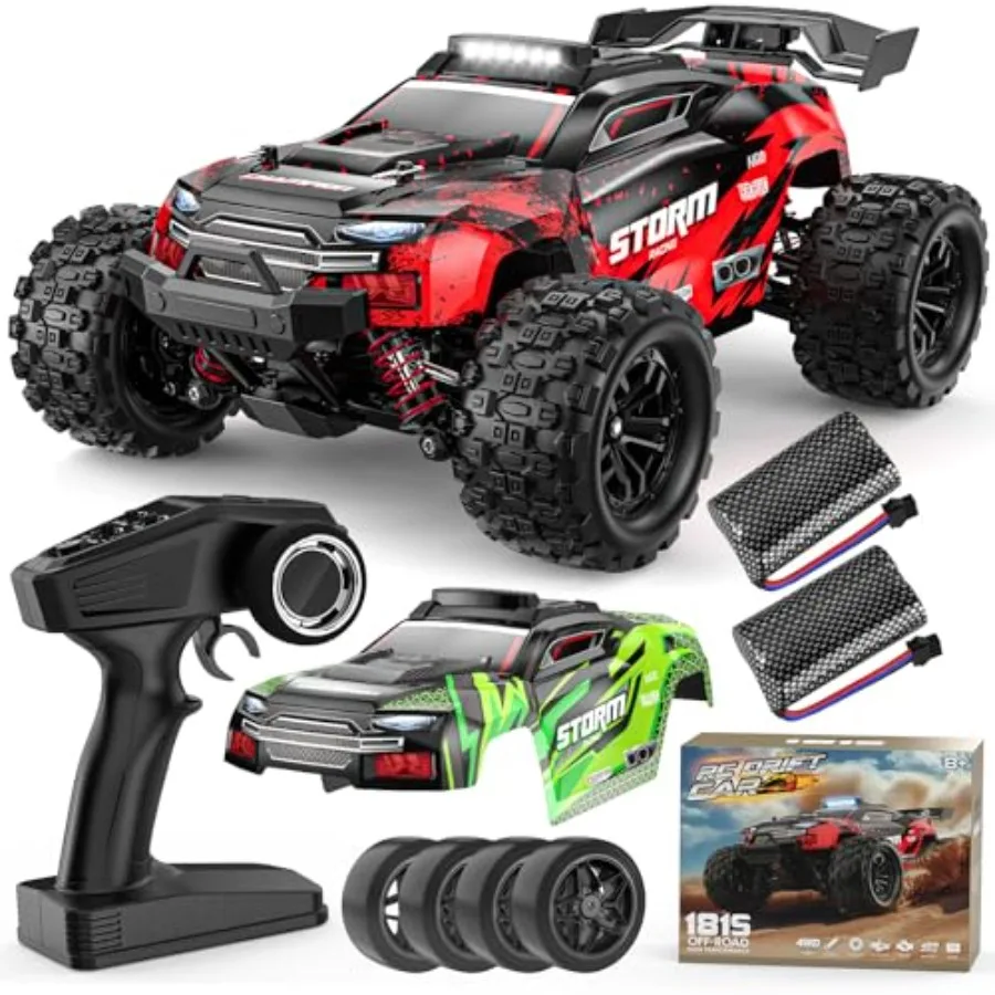 

1:18 RC Cars 2.4GHz 4WD High Speed 40KM/H Remote Control Car with Drift Wheel All Terrain Off Road Monster Truck RC Drift Car w