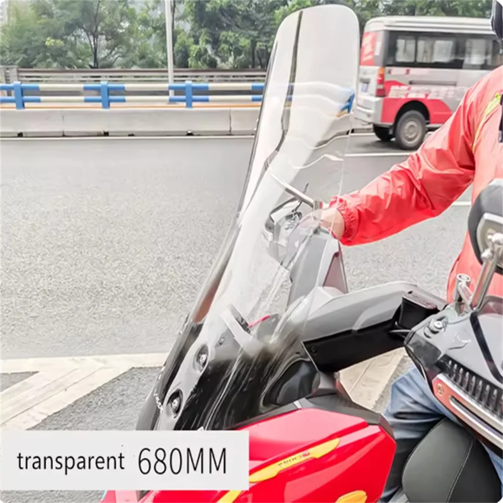 For Longjia VMAX300 300VMAX windshield modification with raised front windshield VMAX 300 windproof plate and chest guard