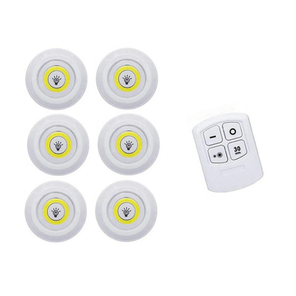 Neue Dimmbare LED Unter Kabinett Licht mit Fernbedienung Batterie Betrieben LED Schränke Lichter für Schrank Bad lightin