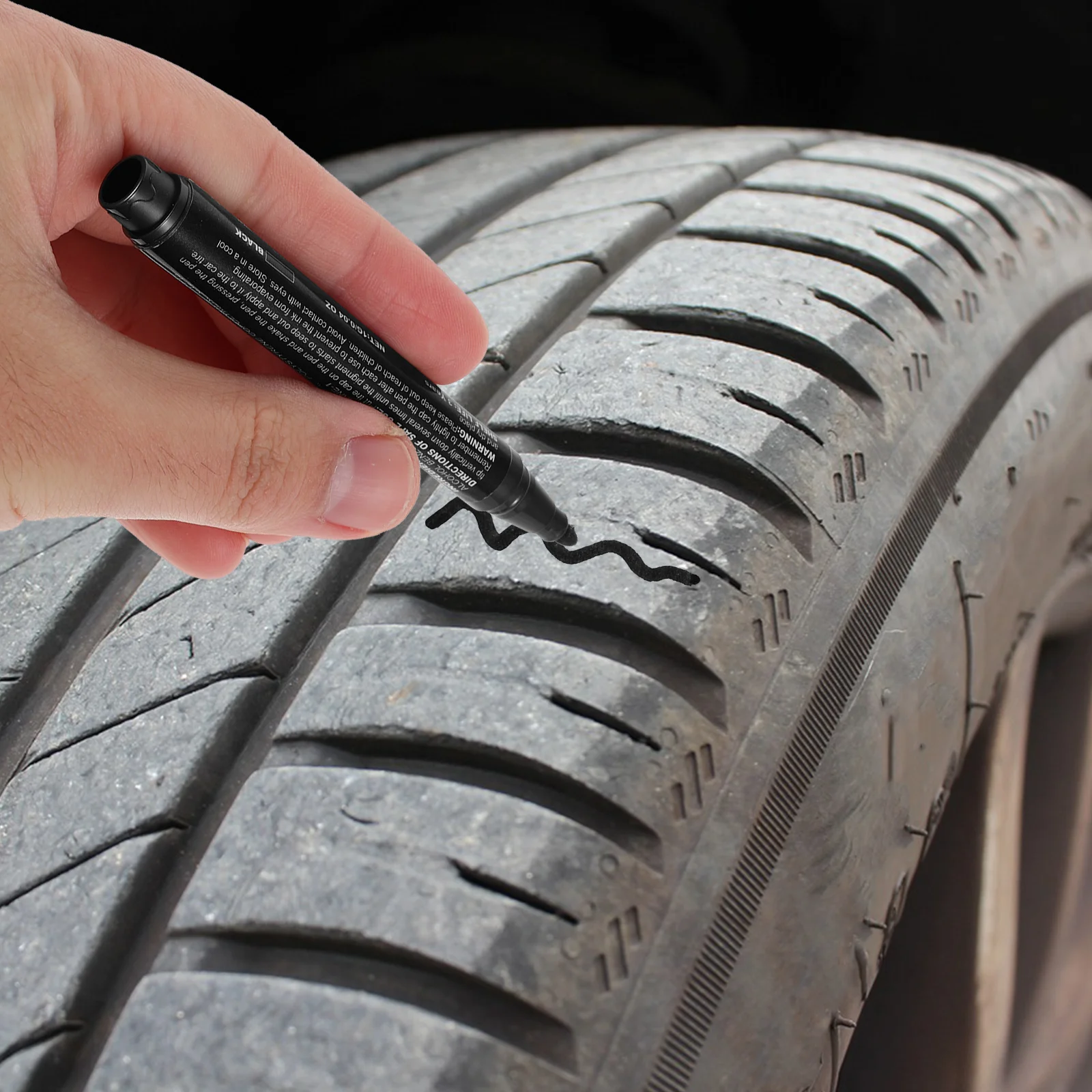 3 قطعة أقلام طلاء الإطارات مريحة تركيبة خاصة للإطارات ألوان نابضة بالحياة سهلة التعامل مع لا يتلاشى قلم طلاء الإطارات