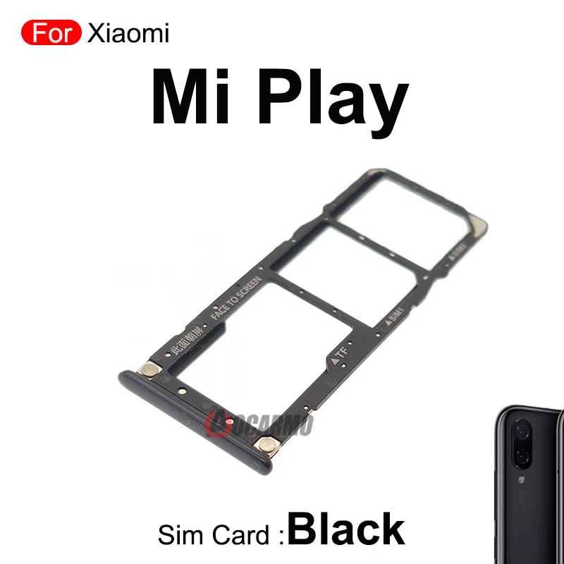 Für xiaomi mi play sim karte sim fach halter adapter buchse ersatzteile