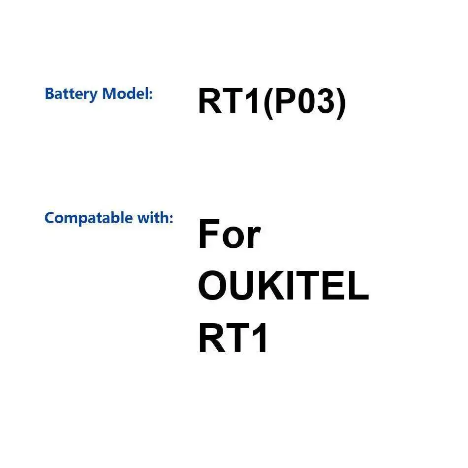 

10000Mah For Oukitel RT1 P03 Durable Laptop Battery Fast Charging
