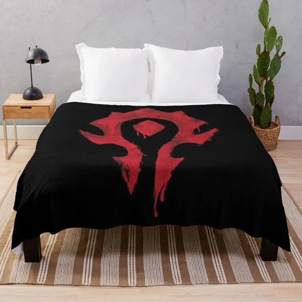 

The bloody horde logo Classic Throw Blanket Personalized Gift Sofas Designers decorative Blankets