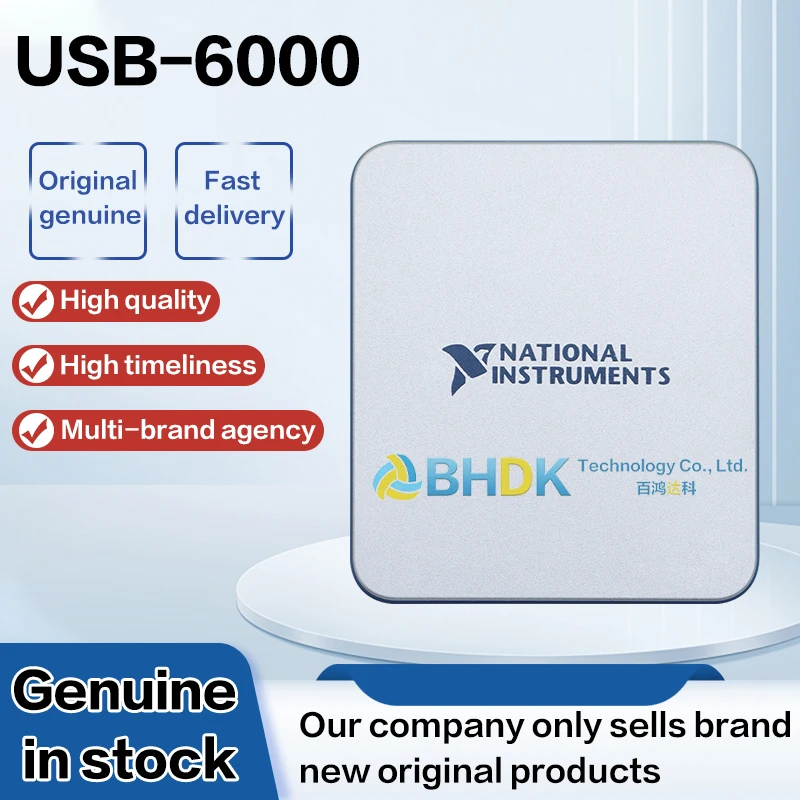 For USB-6000 National Instruments Portable USB DAQ Module Analog Digital Signal Acquisition Board