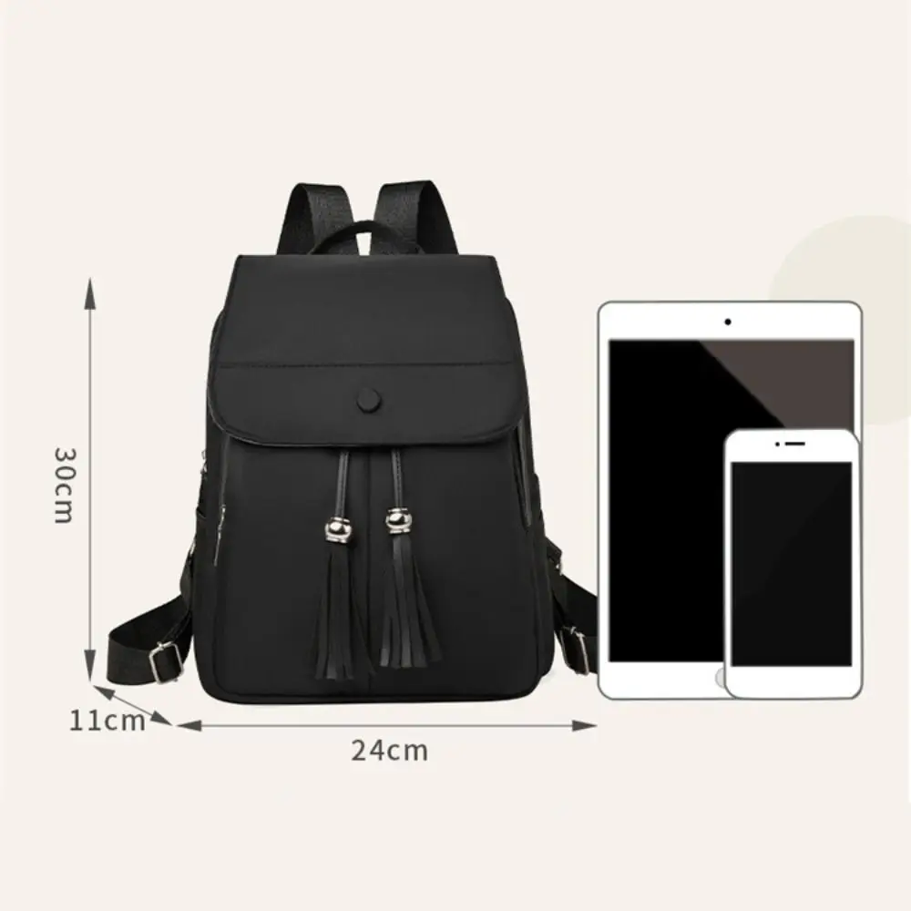 Oxford Cloth Women Fashion Backpack Large Capacity Black Casual Travel Backpack Multifunctional High Quality Ladies Bag New