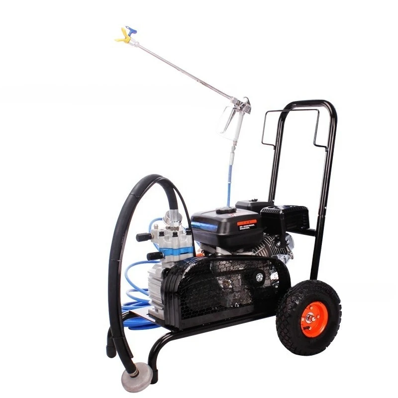 High pressure airless sprayer, sprayer putty