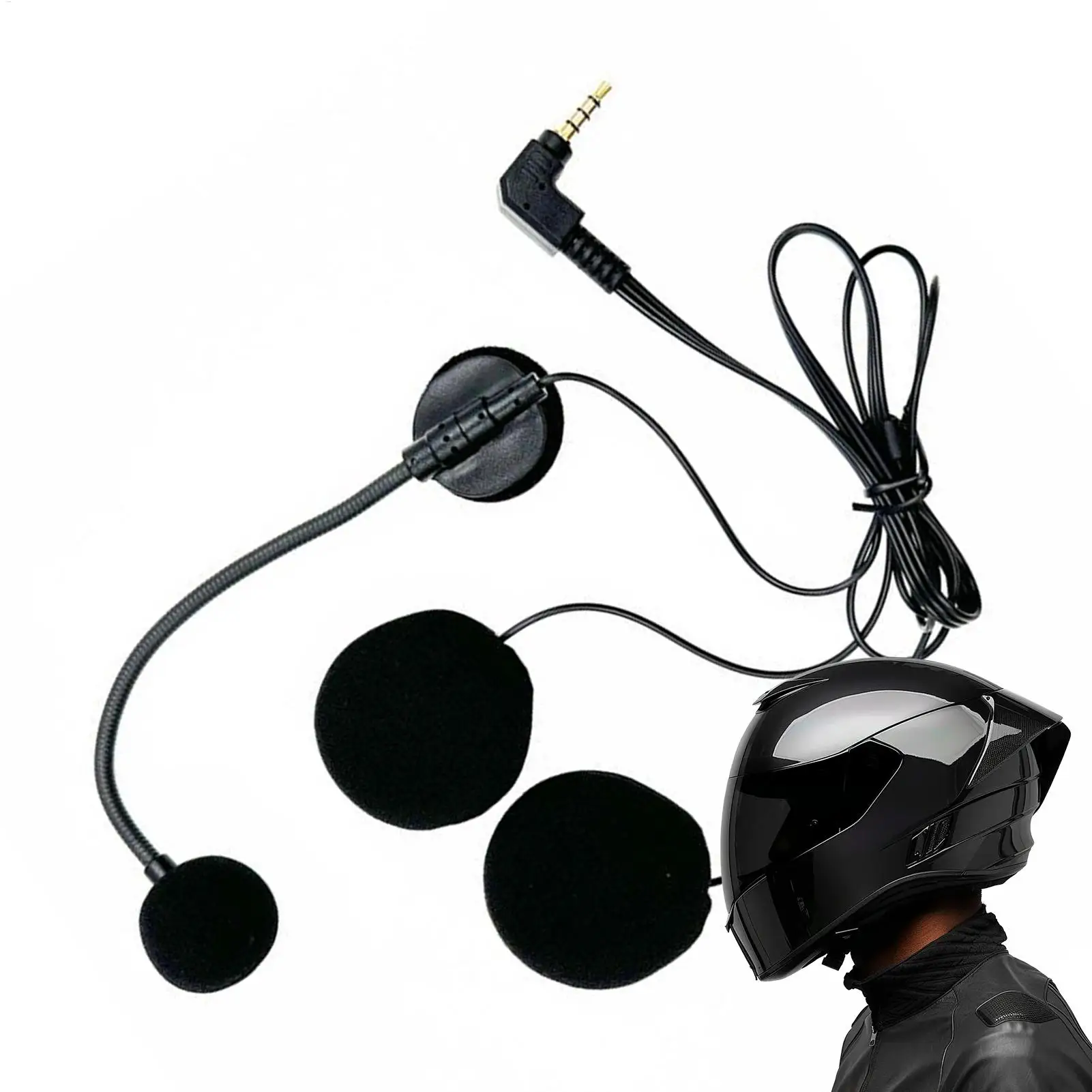

Motorcycle Helmet Headset Motorcycle Headphone High-Definition Audio Earbuds For Communication System Powersports Touring Street