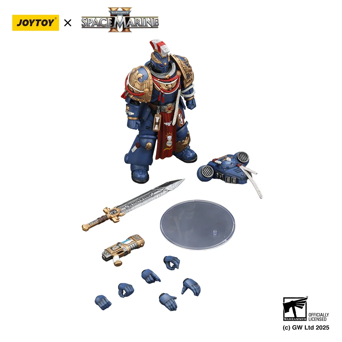 In Stock JOYTOY Warhammer 40k 1/18 Action Figures Ultramarines Heavy Relic Primus Armor with Heavy Relic Bolt Rifle Model Toys