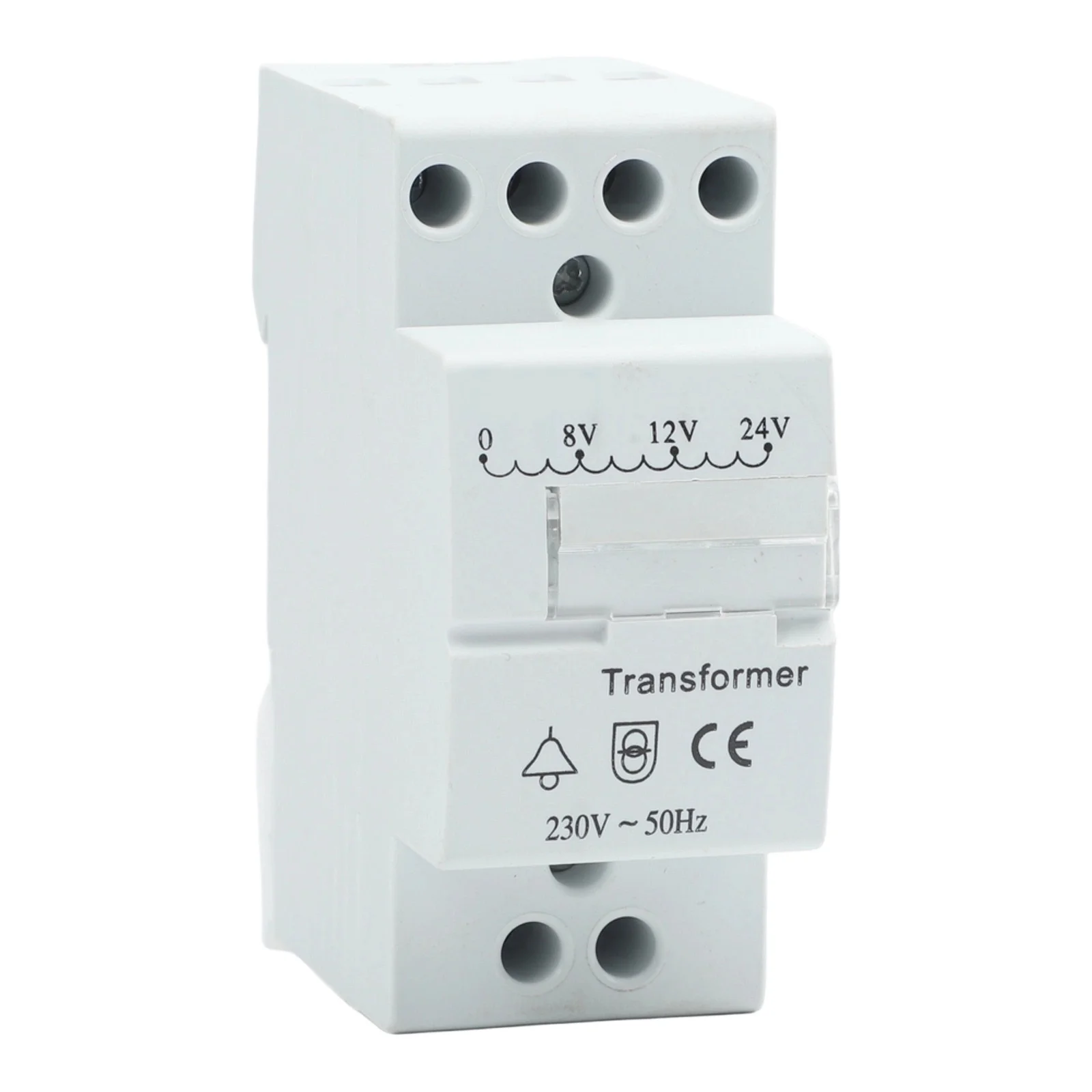 AC230V 4VA 8VA Doorbell Transformer Epoxy Resin Rail Mount Power Supply For Home Security System Electrical Installation