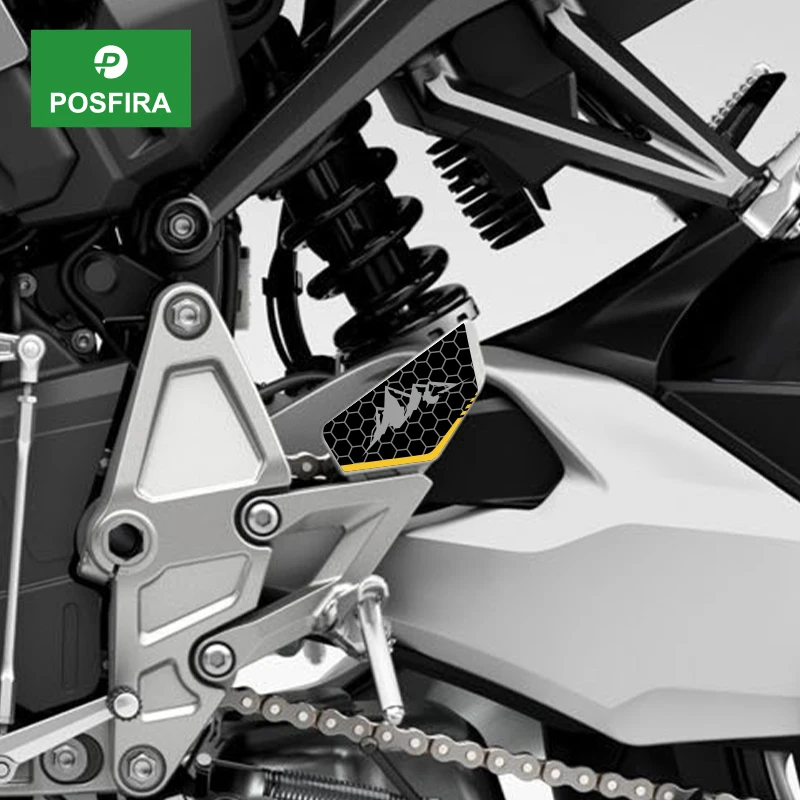 POSFIRA Motorcycle Footrest Panel Sticker Vinyl Decals for Honda CB1000R CB 1000 R 1000R 2018-2024 2023 2022 2021 Accessories