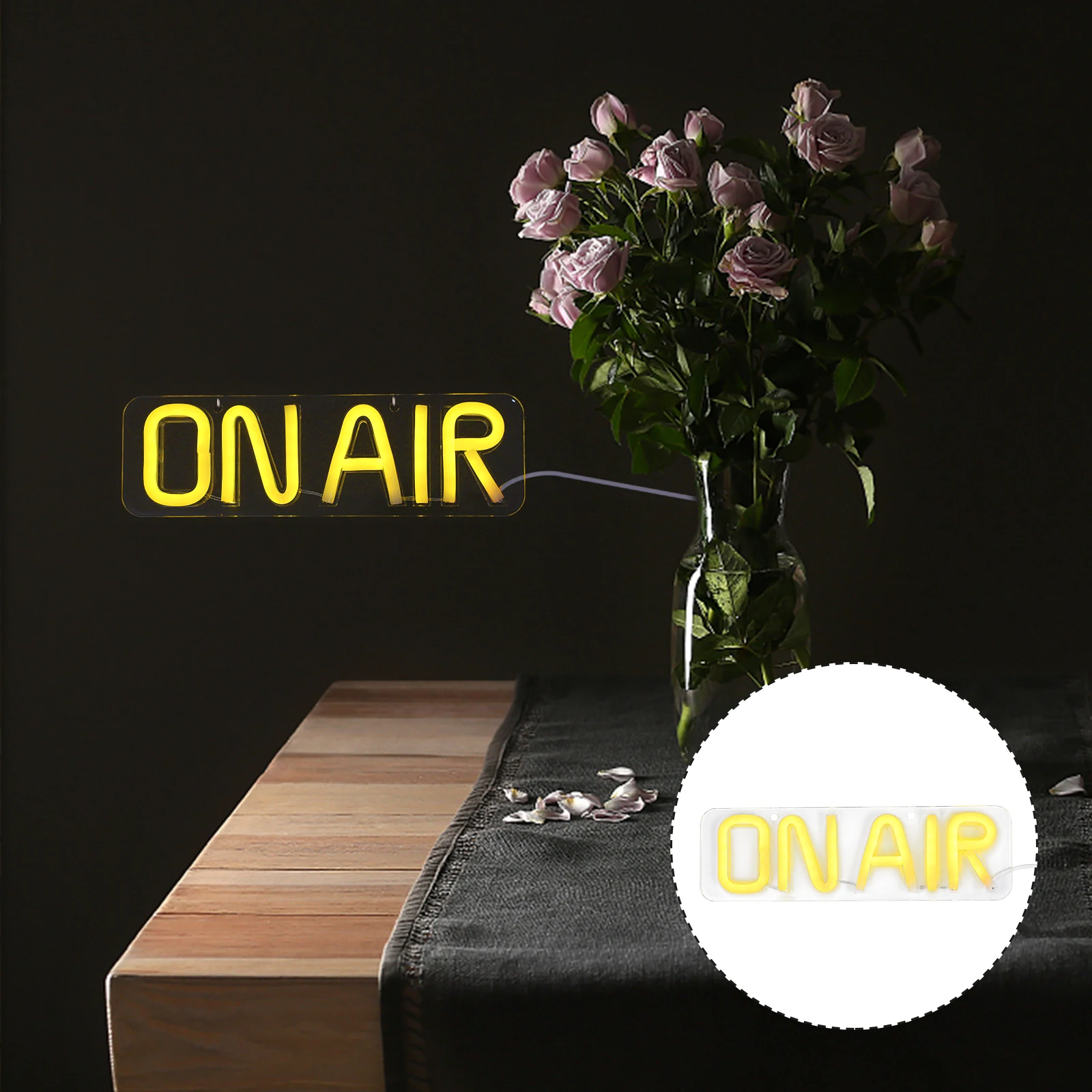 

Creative On Air Design Led Neon Light Sign Durable Pvc As Material Bedside Tabletop Night Light For Home Bar Party Decoration