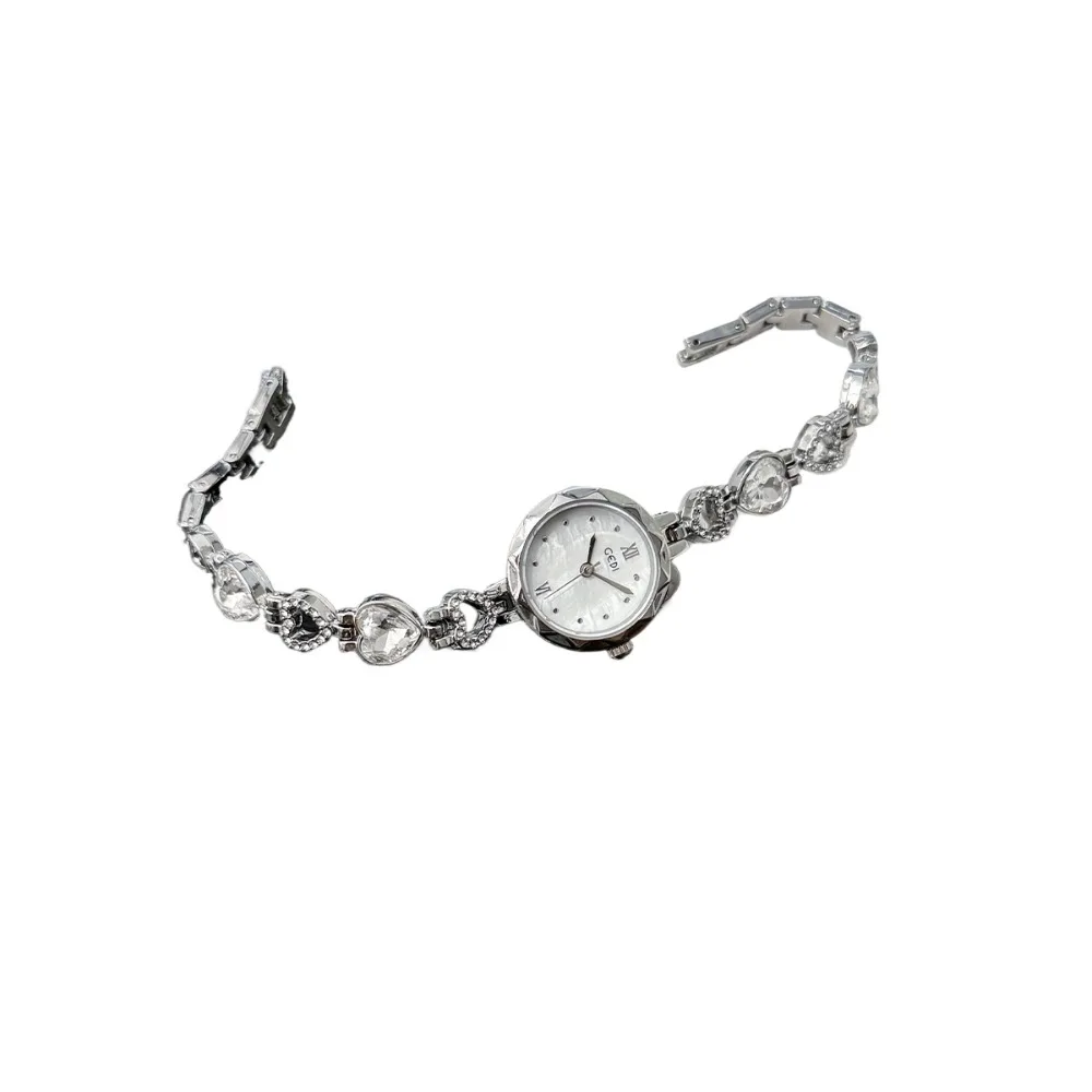 

Watch Women's Light Luxury Exquisite Small Chain Crystal Simple Premium Ladies Watch