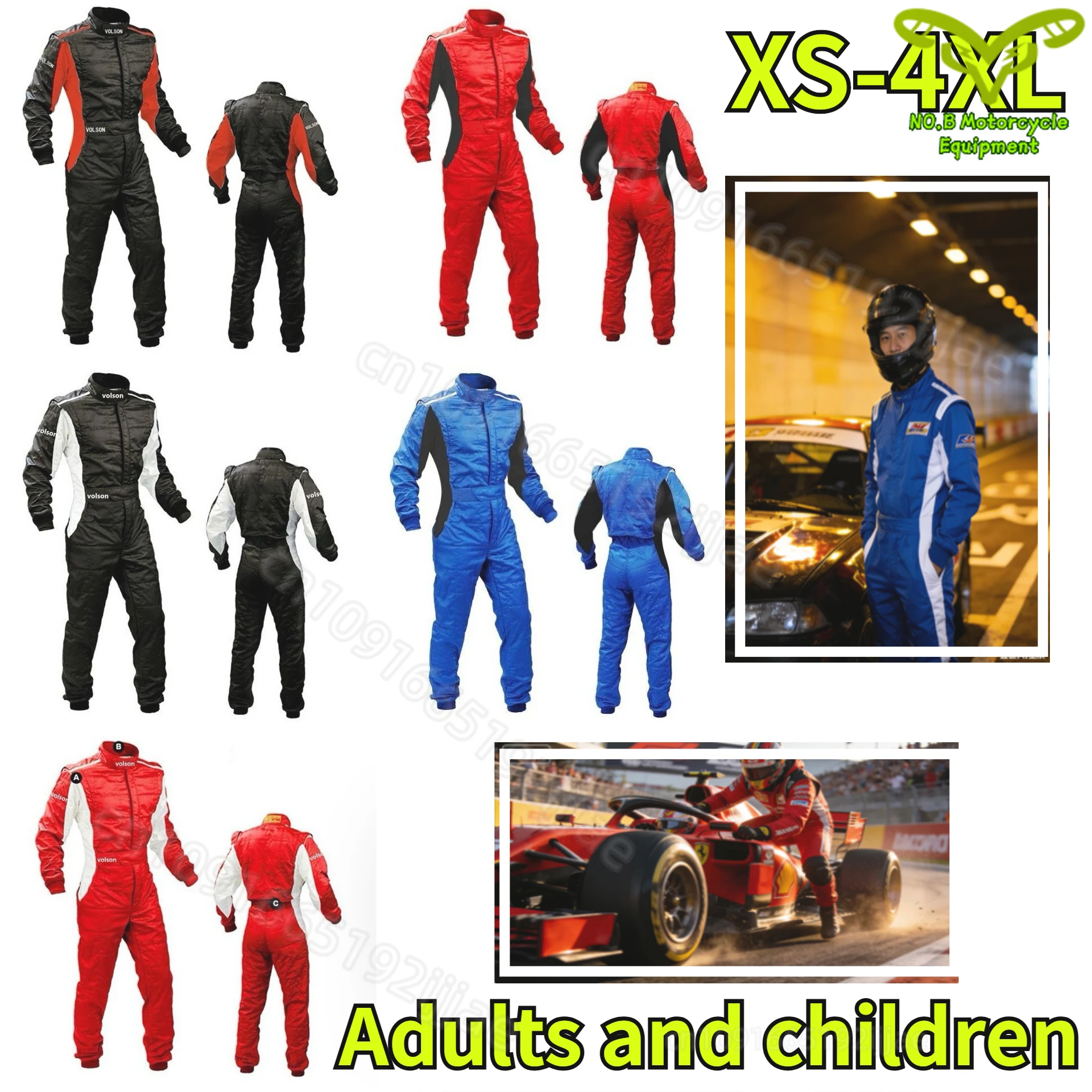 Adult Kart jumpsuit ATV suit off-road racing motorcycle track waterproof karting suit logo Wear Resistant motorcycle jacket 점프슈트