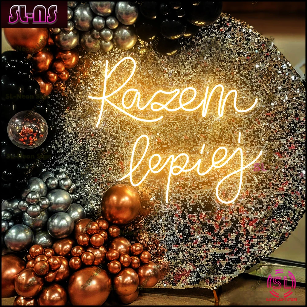 Wedding Neon Sign Better Together Wed Light Signs,Custom Neon Sign for Wedding Party Decoration,Personalized Gifts