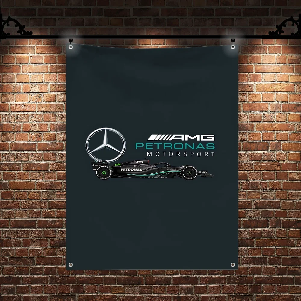 Raise the Flags for Rooms Banner Flags for Bedrooms Garage Decoration Tapestry B-benzs AMG Racing Wall Flag Outdoor Decor Funny