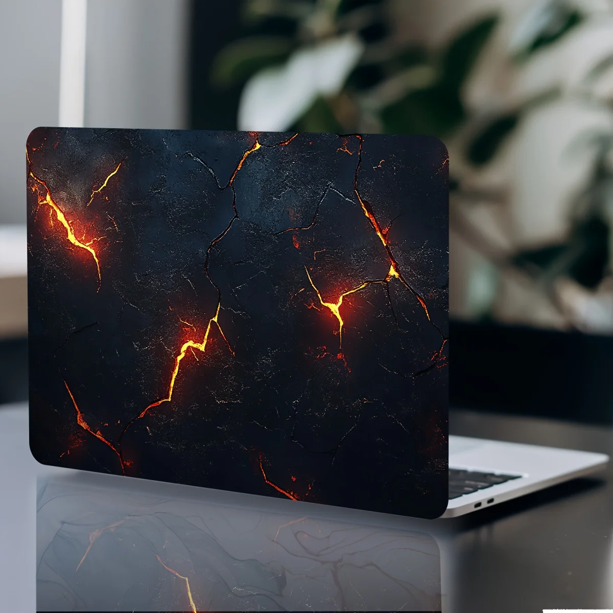 

2-Piece Patterned Laptop Art Cyberpunk Sticker Case, Universal Netbook Light Beige Waterproof Scratch Resistant Sticker -