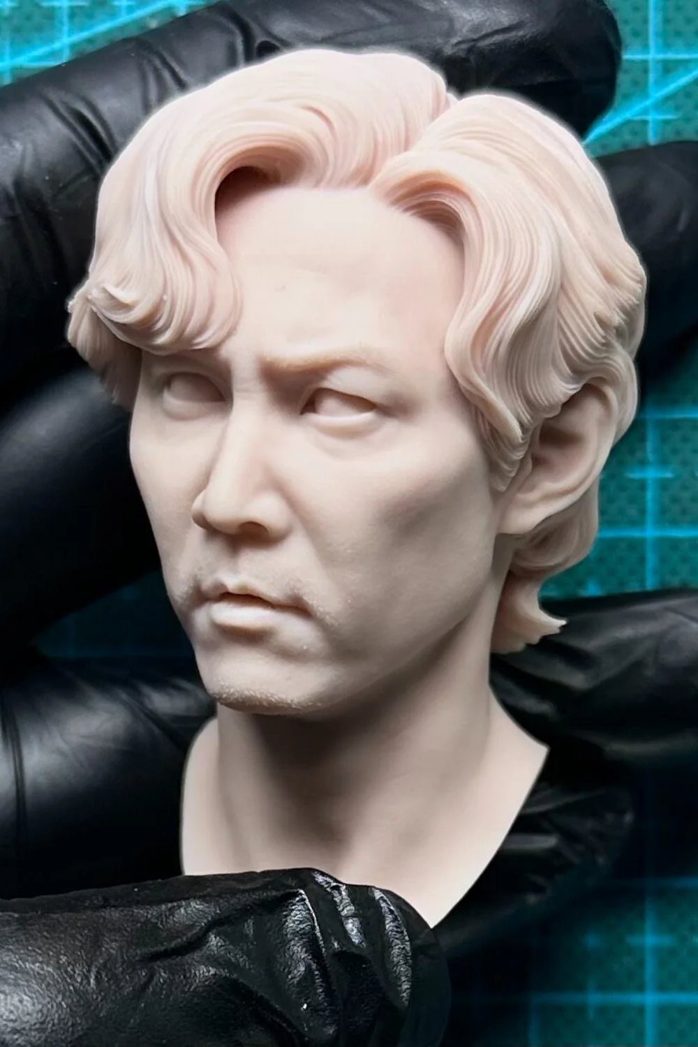 In Stock 1/6 South Korea Suspense Thriller Drama Male Actor Lee Jung Jae Unpainted Head Carving Model Fit 12inchs Action Figure
