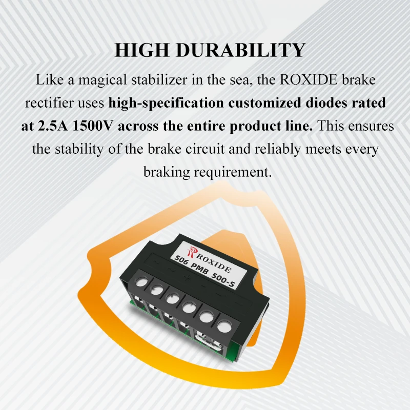 Rectifier Switch for Motor Brake Holding Brake Power Supply S06 PMB 500-S, S08 PMB 500-S Rectification Device Module