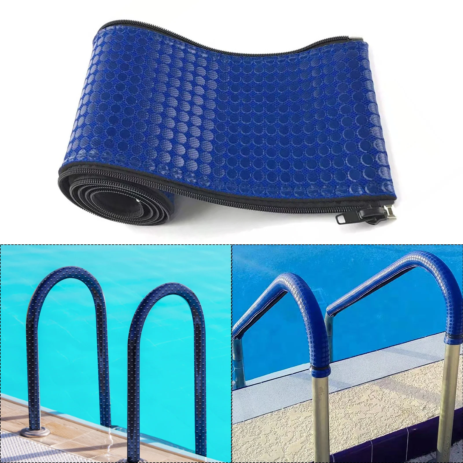 

Swimming Pool Handrail Cover Pool Railing Ladder Stair Rail With Zipper Hand-held Hand Rail Cover For Swimming Pools Ladder