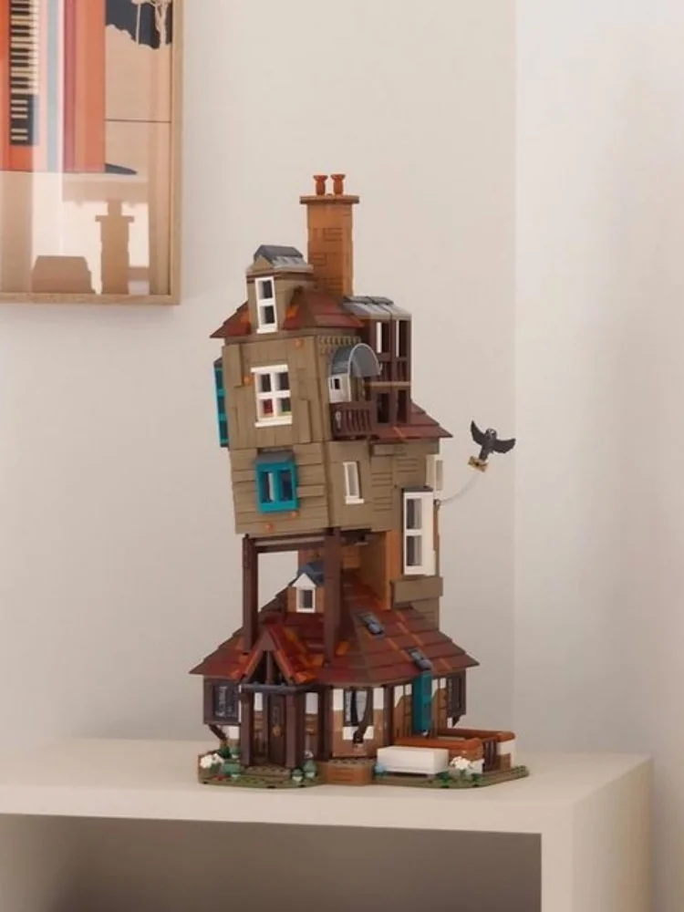 

In Stock New 2405pcs The Burrow 76437 Model Building Bricks Magical Movie Building Christmas Birthday Toy for Family Decor Gifts