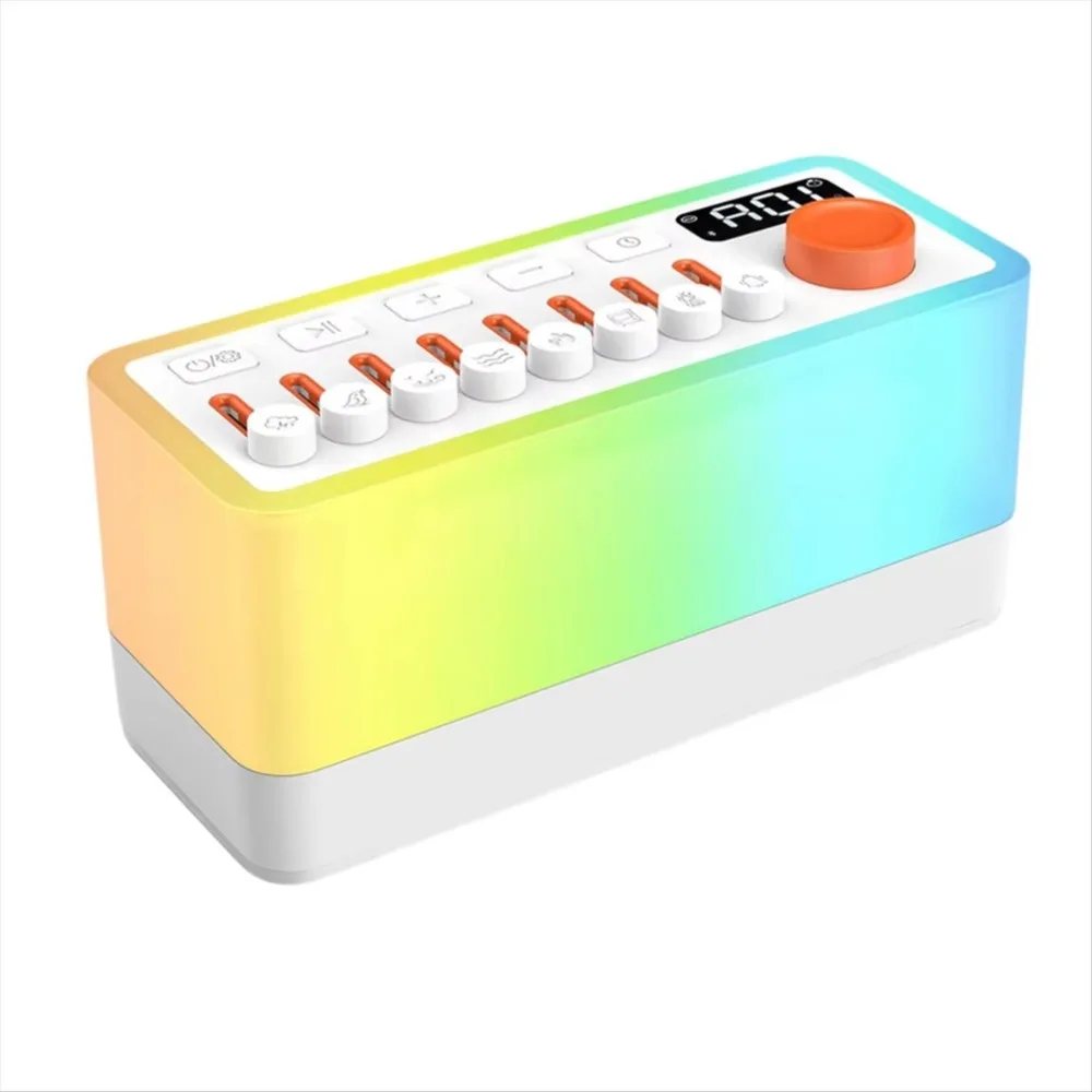 

New DIY Immersive Sound Effects RGB Color Night Light Colorful Night Lights Noise Machine White Noise Machine Home