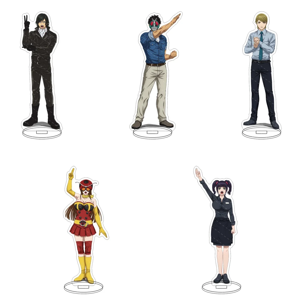 

15CM Anime Tojima Tanzaburo Wants to Be a Masked Rider Figure Acrylic Stand Character Cosplay Gifts Decoration Accesorios Goods