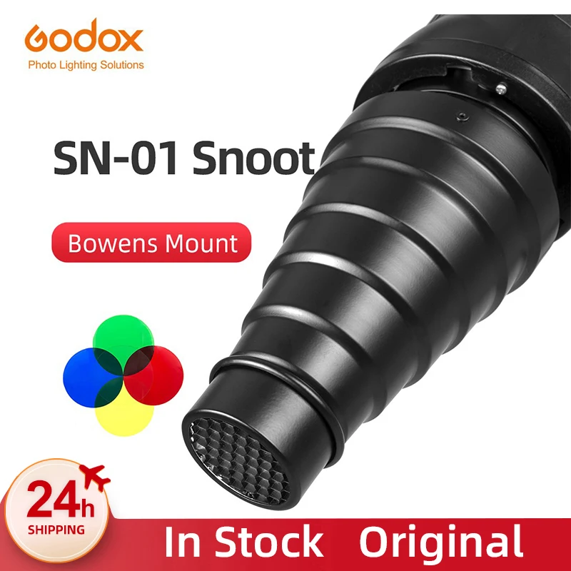 GODOX SN-01 Bowens large Snoot Studio Flash Accessories Professional Studio light Fittings Suitable for S-Type DE300 SK400 II