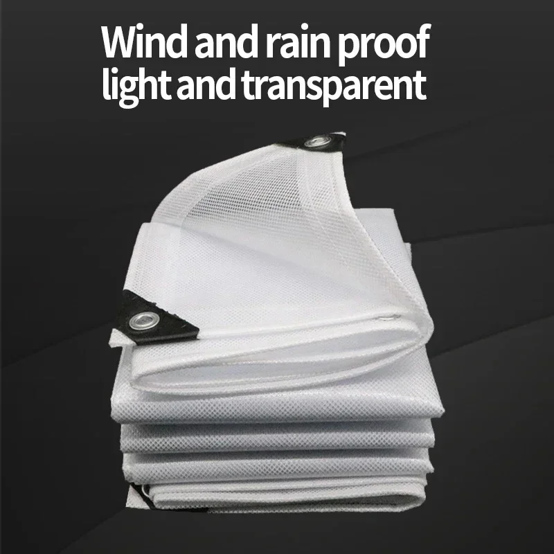 قماش مقاوم للمطر من القماش الشفاف PVC مقاوم للماء من القماش المشمع الصناعي للشرفة قماش بلاستيكي سميك وشفاف