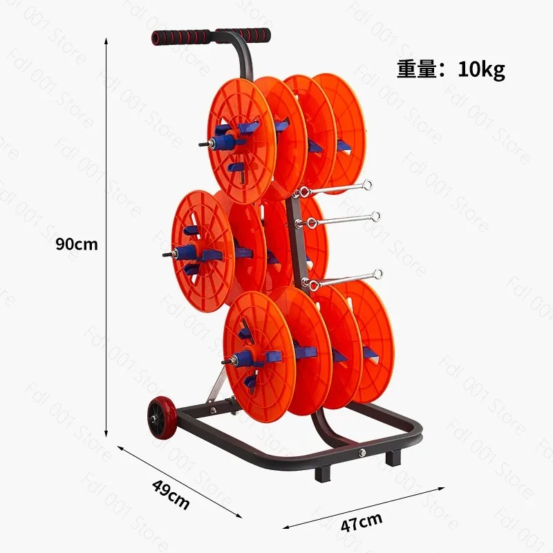 Wire Pay-off Stand Dispenser Reel Electrician Home Wiring Portable Wire Unwinder Tool