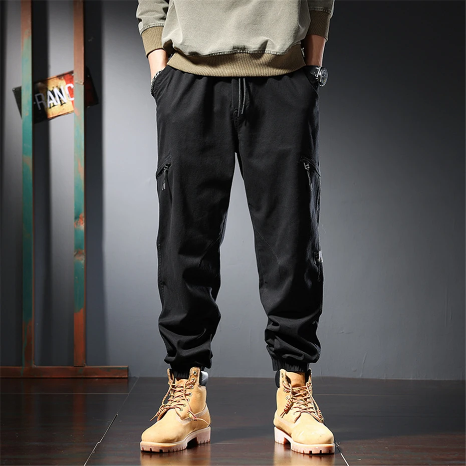 Plus Size 5XL 6XL Tactical Cargo Pants Men Fashion Casual Pants Male Multi-pocket Trousers Men Joggers Khaki Green