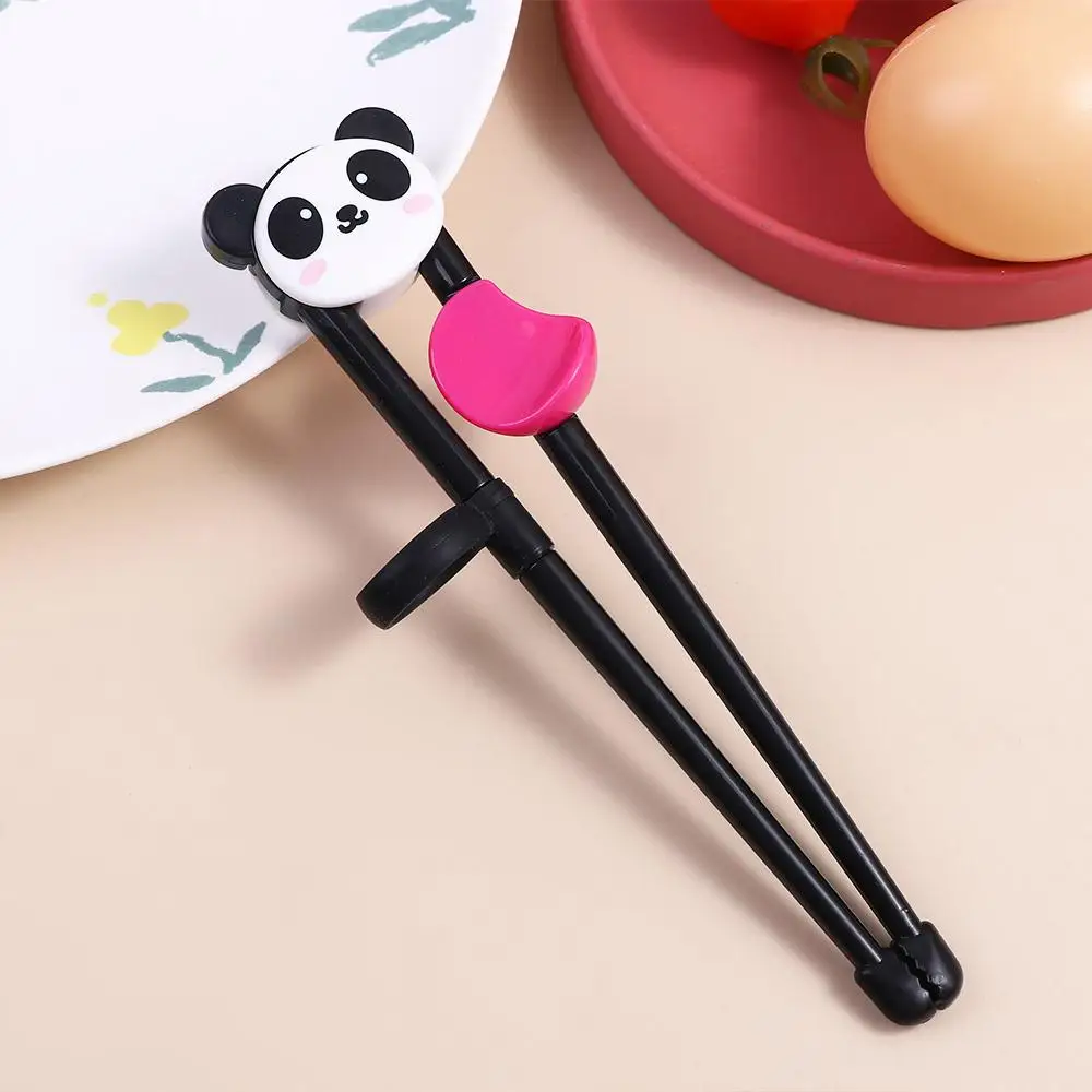 Lovely Adorable Frog Panda Bear Cartoon  Chopsticks Eating Training Tools Baby Practice Helper Tableware