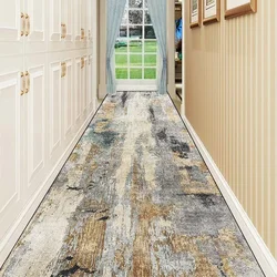 Nordic Abstract Villa Long Corridor Carpet Runner Hall Passageway Home Large Rug Stairway Comfortable Durable Washable Floor Mat
