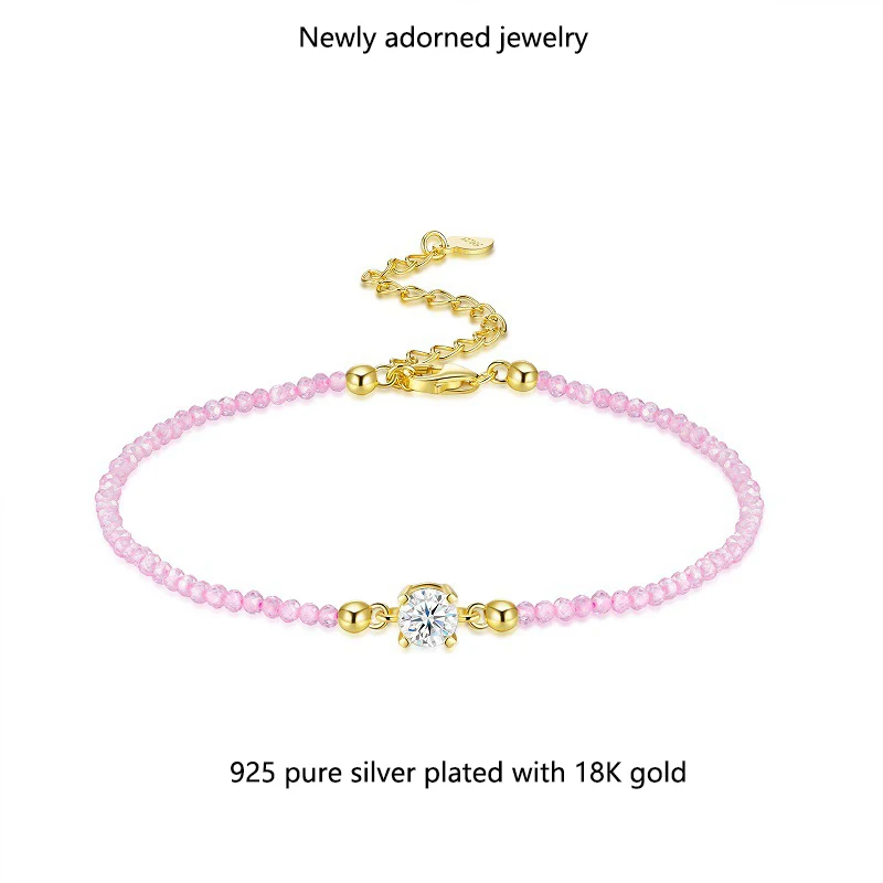 

Golden fashion exquisite craftsmanship charm zircon bracelet jewelry, S925 silver does not fade, luxurious high-end feel bracele