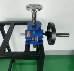 SWL Handwheel Worm Elevator Hand crank Industrial Lifting Platform Reducer